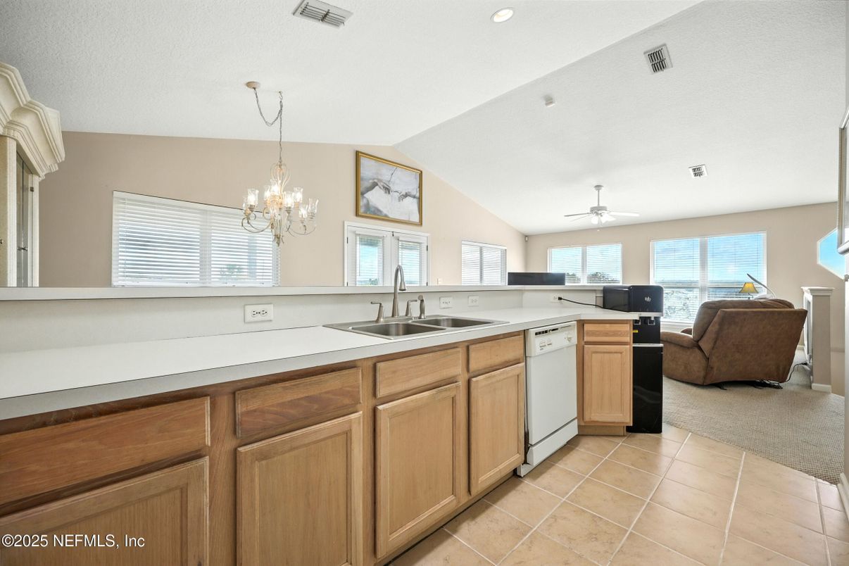 Chandelier, Interior, Kitchen, Recessed Lighting