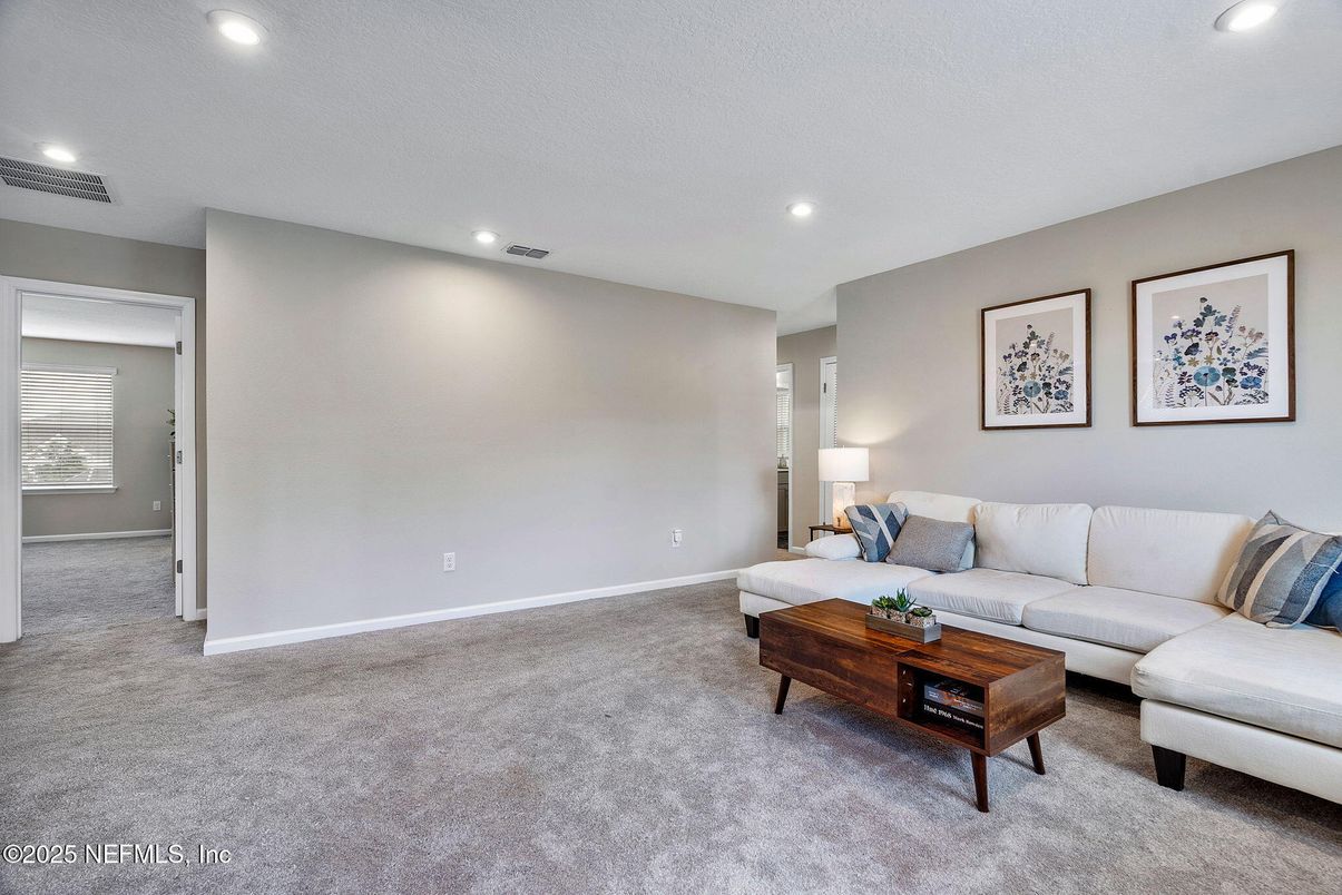 Interior, Living room, Recessed Lighting