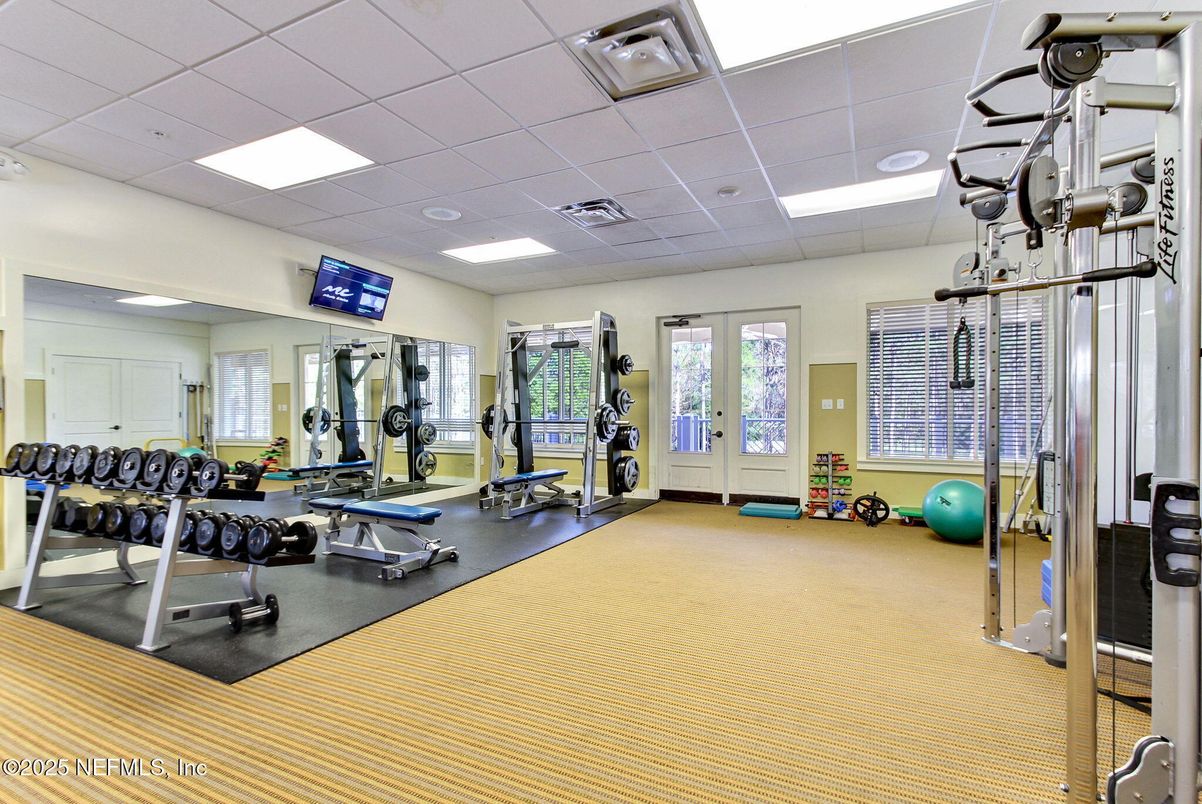 Fitness Equipment, Interior, Recessed Lighting