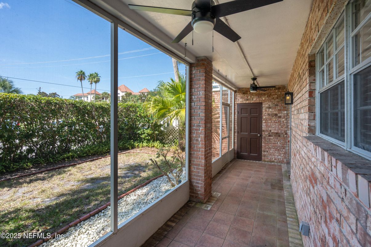 Interior, Stone Walls, Sun Room