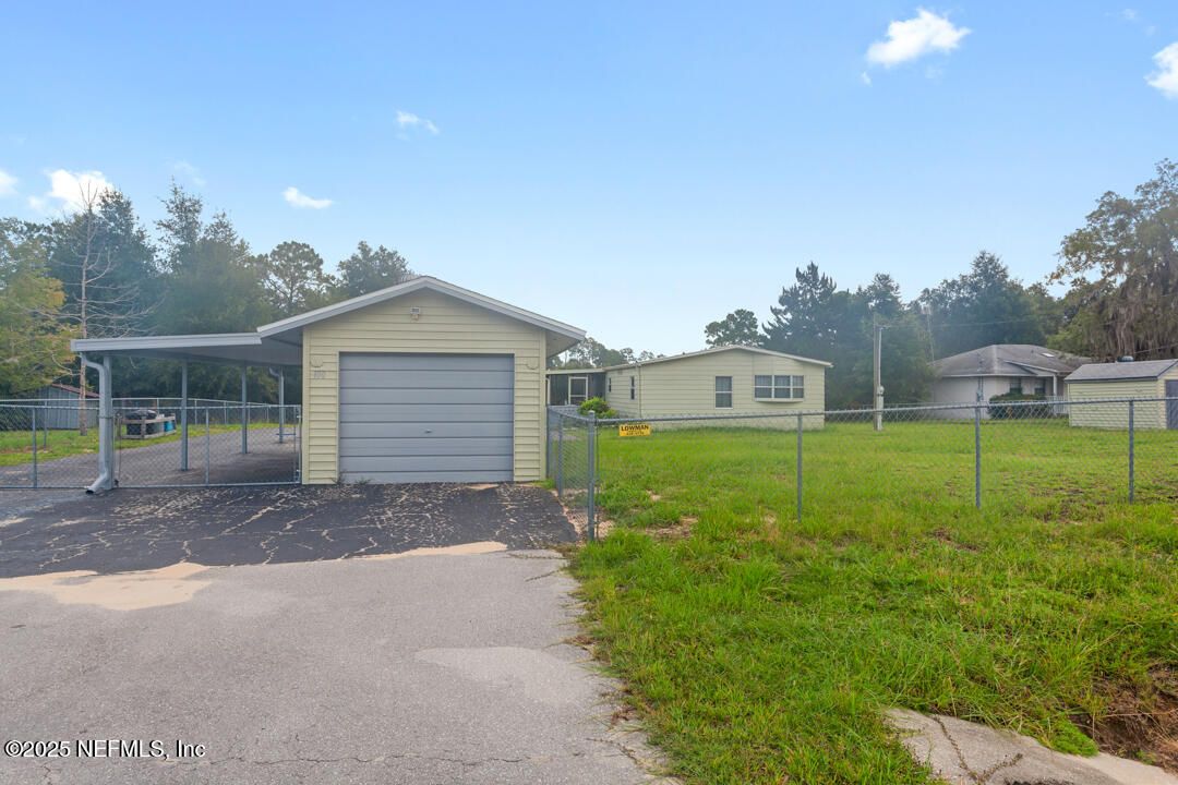 Backyard, Detached Garage, Exterior