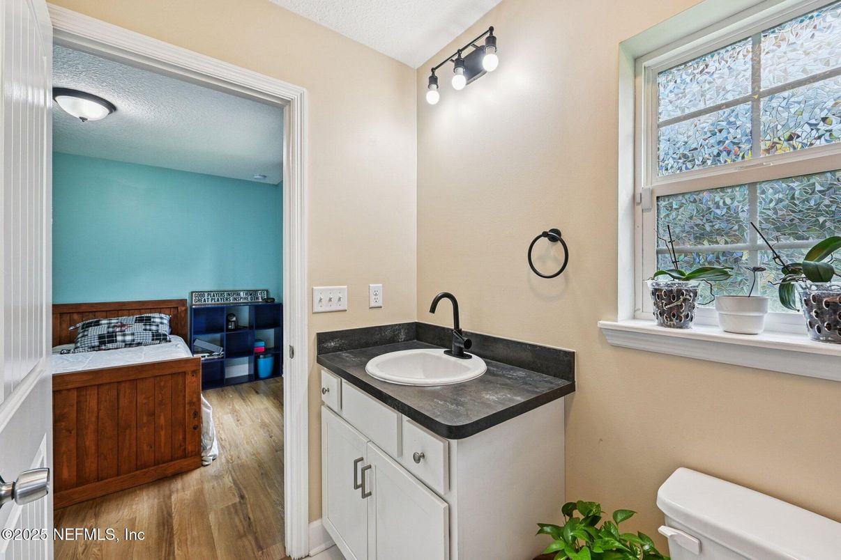 Bathroom, Interior, Wood Texture Flooring