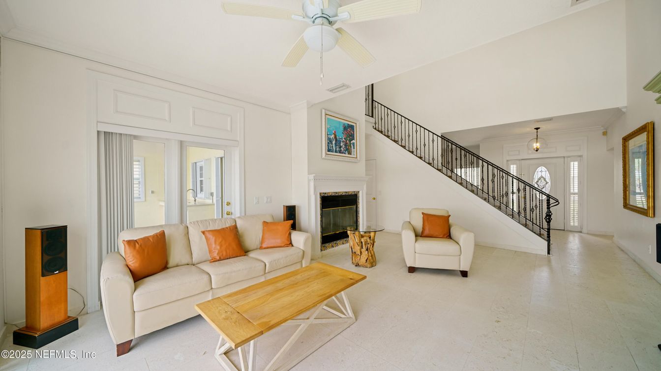 Fireplace, Interior, Living room, Pendant Lights