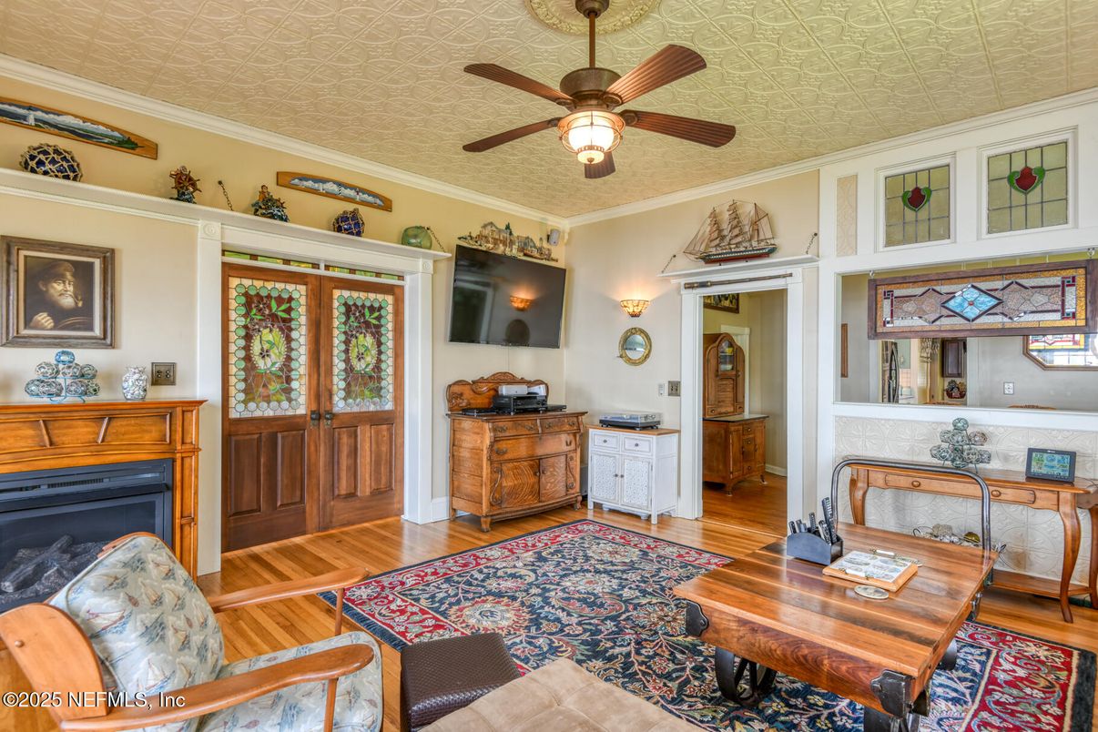 Home Office, Interior, Wood Texture Flooring