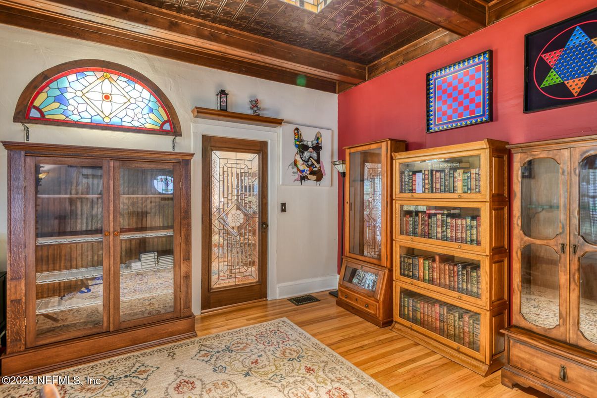 Interior, Wooden Beams, Wood Texture Flooring