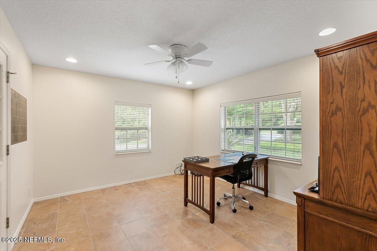 Home Office, Interior, Recessed Lighting
