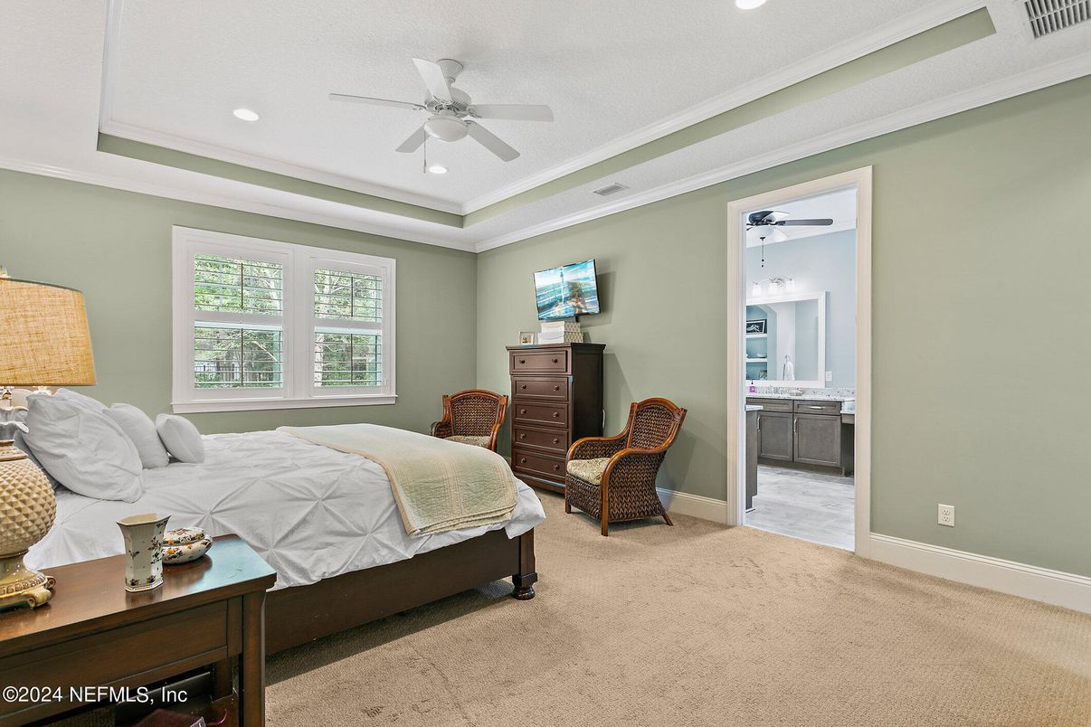 Bedroom, Interior, Recessed Lighting