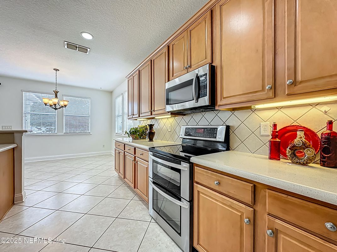 Chandelier, Interior, Kitchen, Recessed Lighting