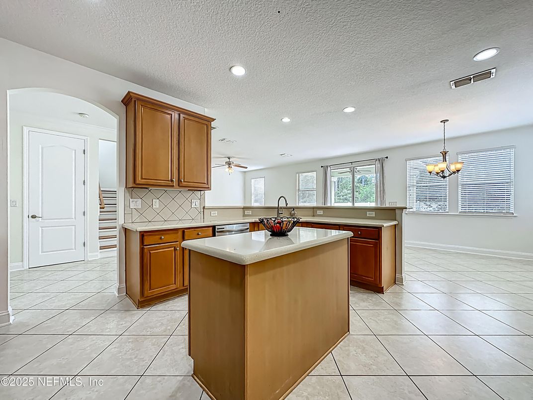 Chandelier, Interior, Kitchen, Recessed Lighting