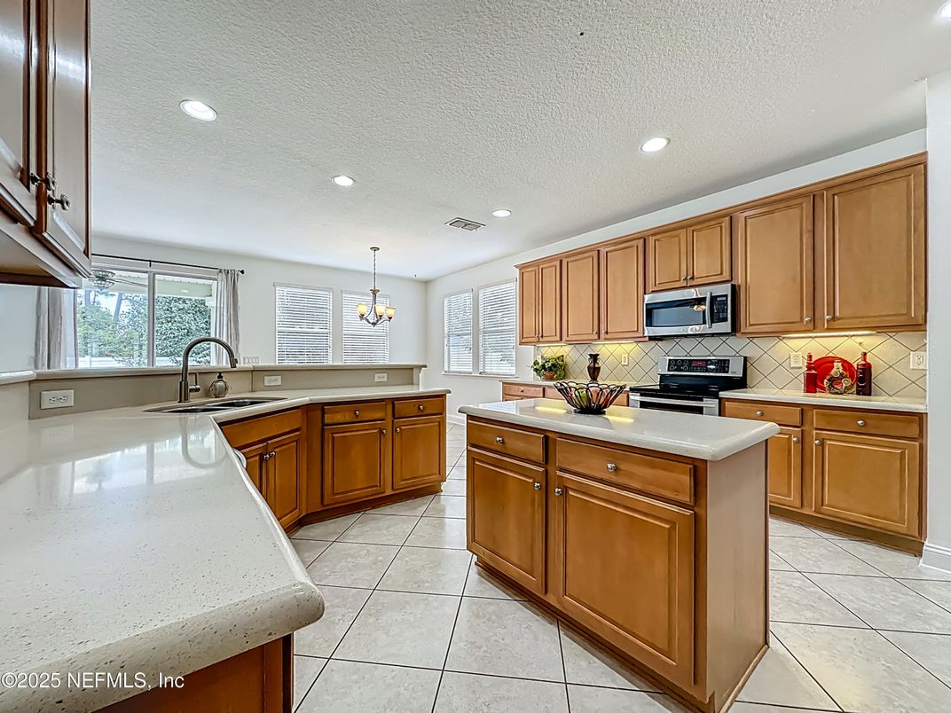 Chandelier, Interior, Kitchen, Pendant Lights, Recessed Lighting