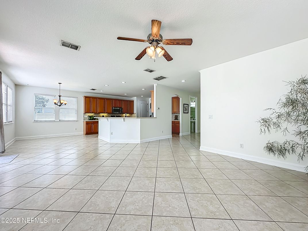 Chandelier, Empty room, Interior, Kitchen, Pendant Lights, Recessed Lighting