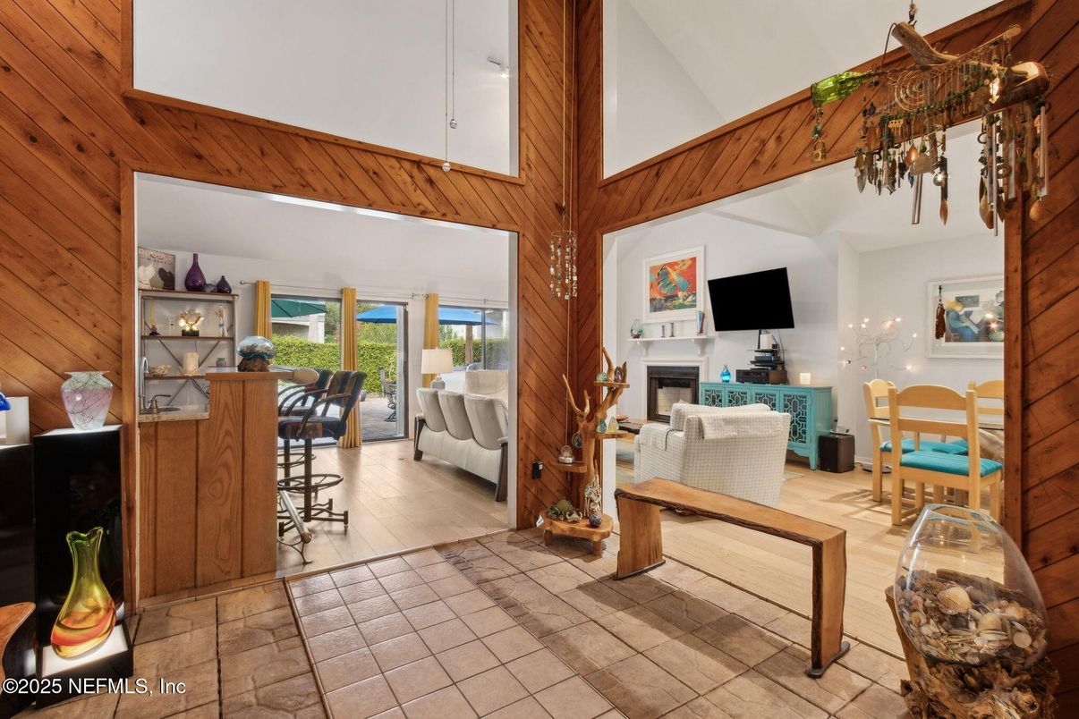 Dining room, Fireplace, Interior, Living room, Wooden Walls