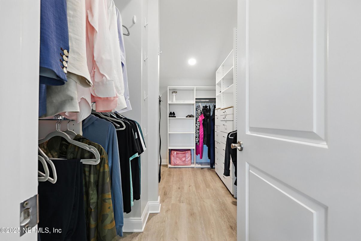 Interior, Recessed Lighting, Walk-in Closets, Wood Texture Flooring