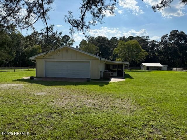 Backyard, Detached Garage, Exterior