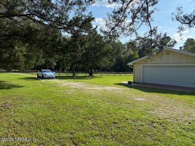 Backyard, Detached Garage, Exterior