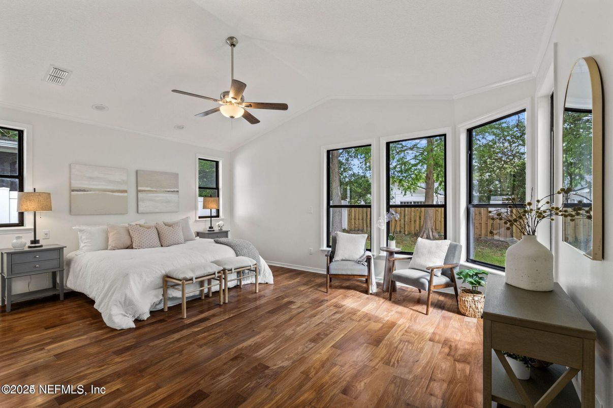 Bedroom, Interior, Wood Texture Flooring