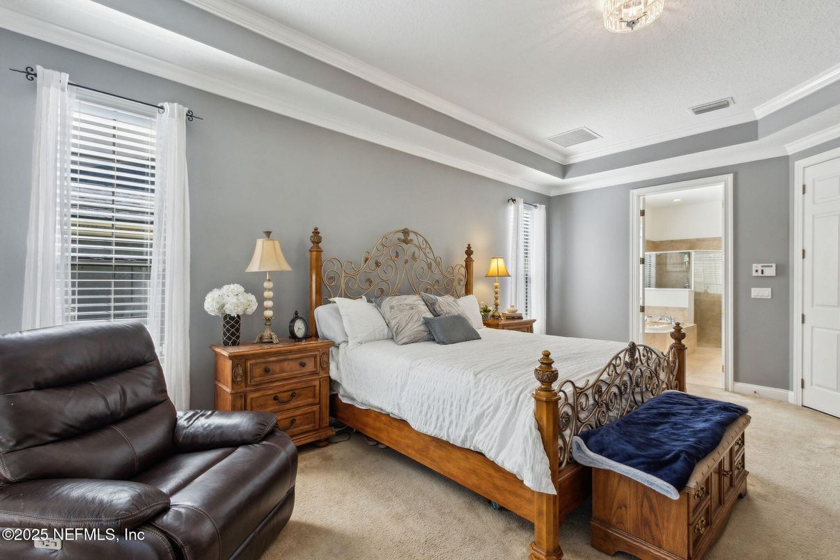 Bedroom, Interior, Recessed Lighting