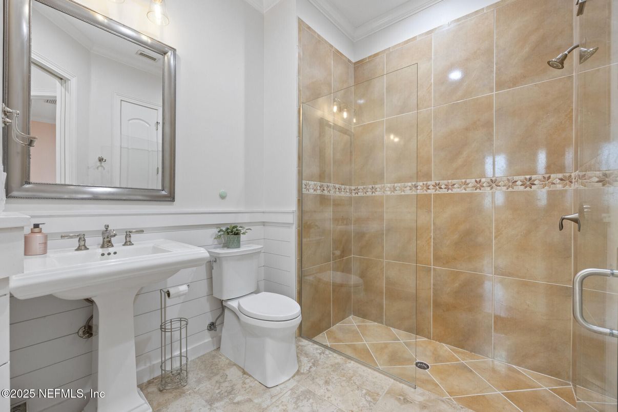 Bathroom, Glass Shower, Interior