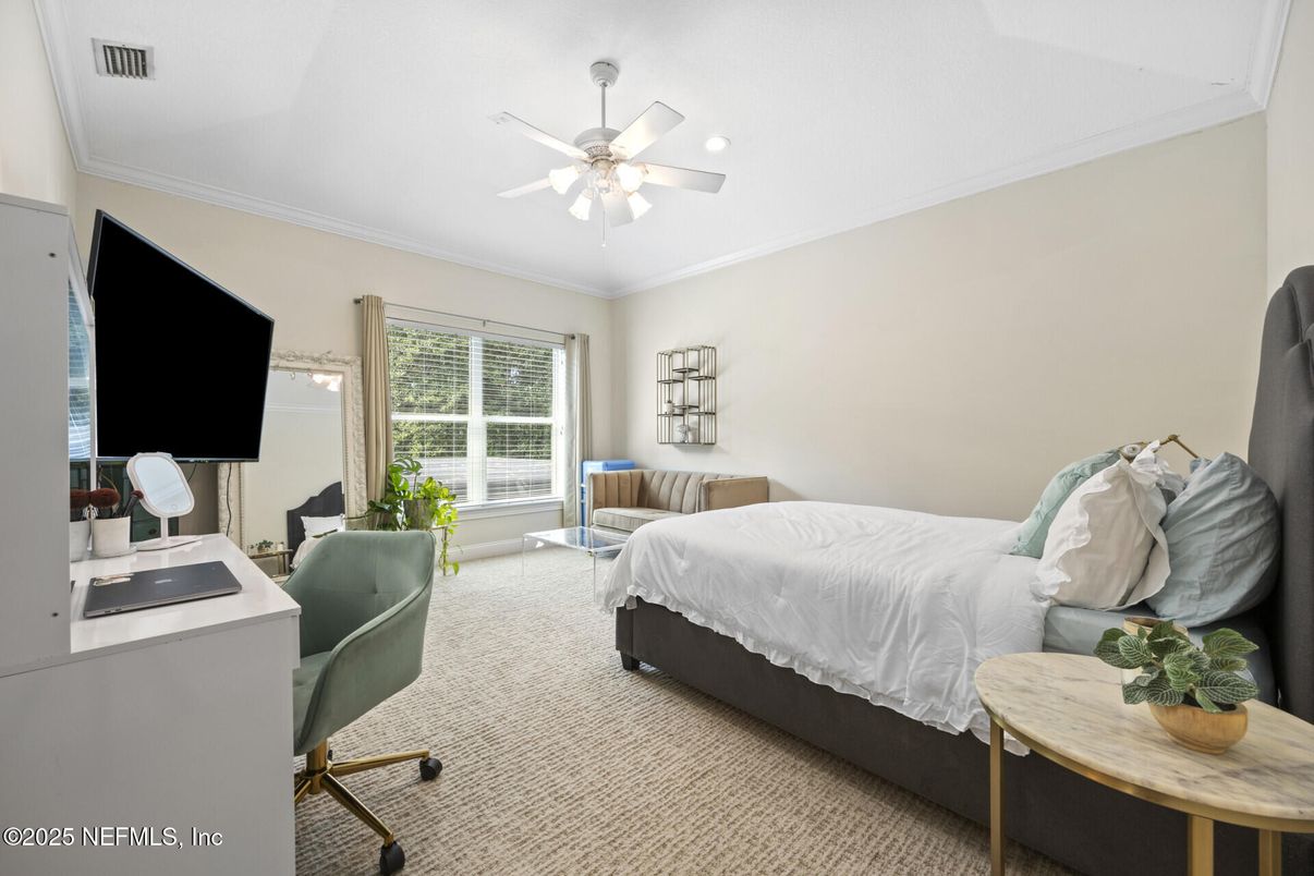 Bedroom, Home Office, Interior, Recessed Lighting