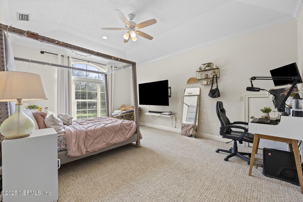 Bedroom, Home Office, Interior, Recessed Lighting