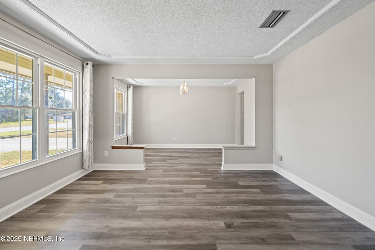 Empty room, Interior, Wood Texture Flooring