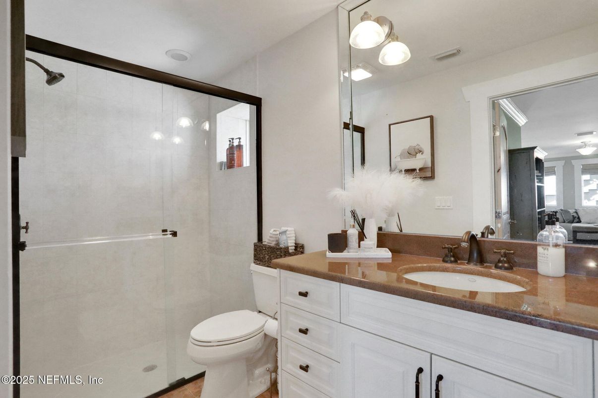 Bathroom, Glass Shower, Interior