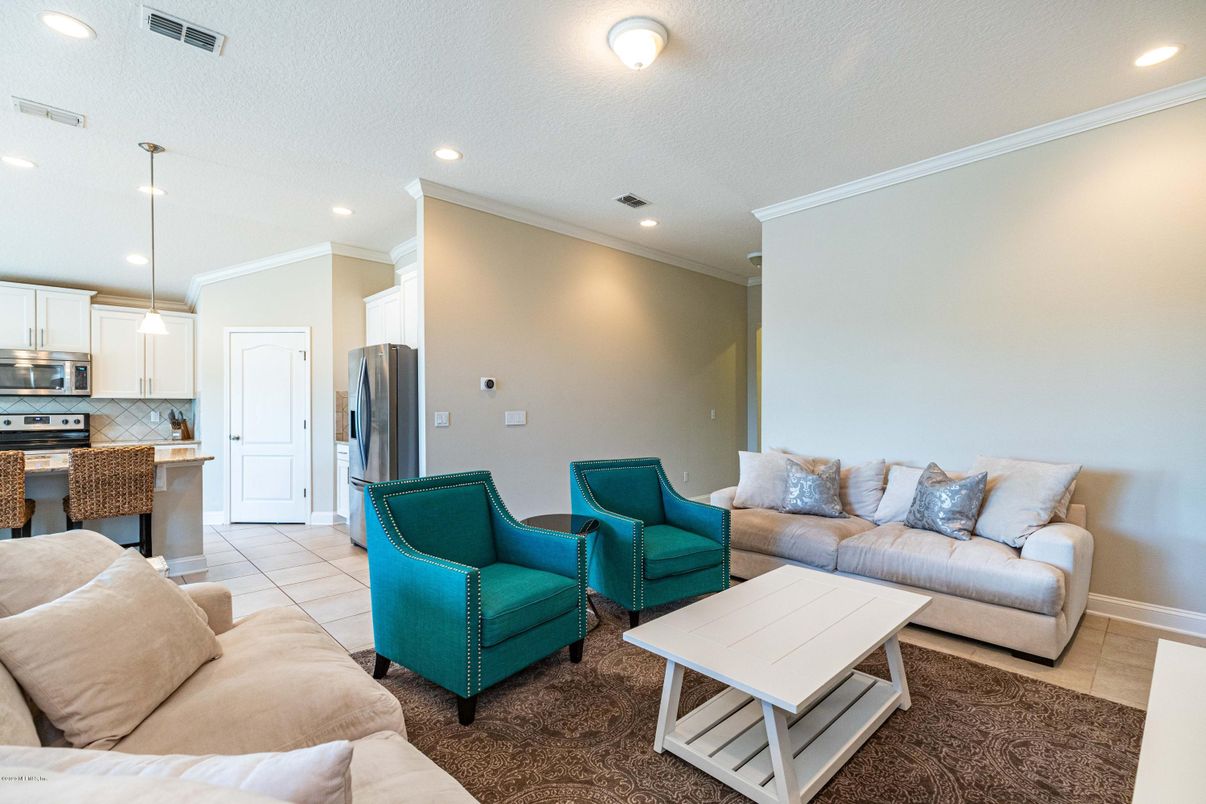 Interior, Kitchen, Living room, Pendant Lights, Recessed Lighting