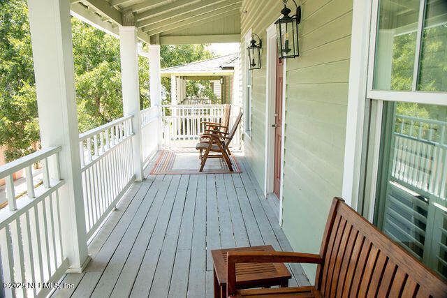Exterior, Wood Texture Flooring