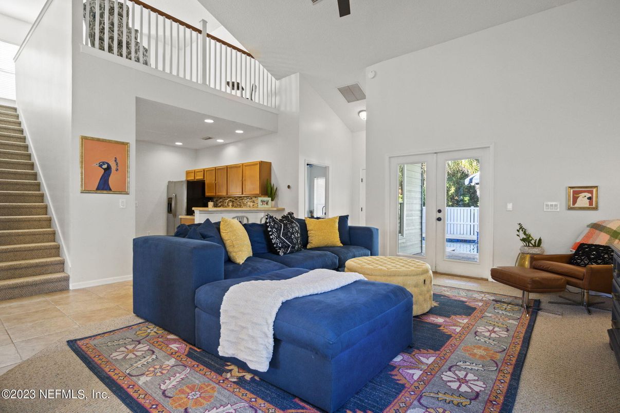 Interior, Kitchen, Living room, Recessed Lighting