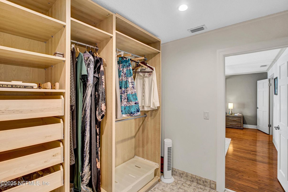 Interior, Recessed Lighting, Walk-in Closets, Wood Texture Flooring