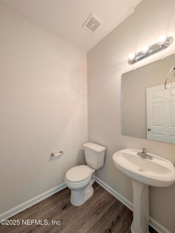 Bathroom, Interior, Wood Texture Flooring