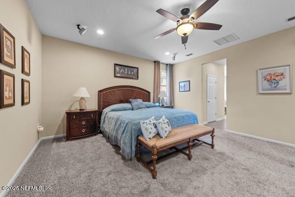 Bedroom, Interior, Recessed Lighting
