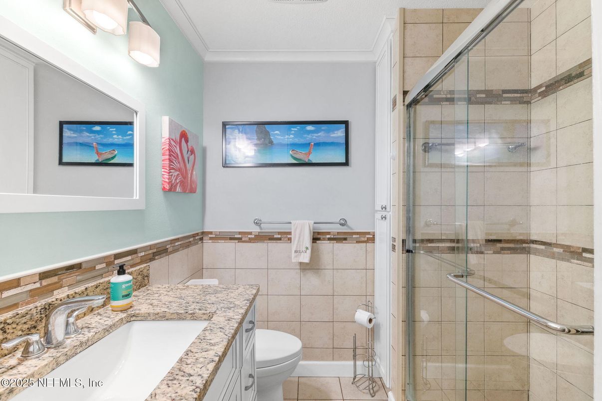 Bathroom, Glass Shower, Interior