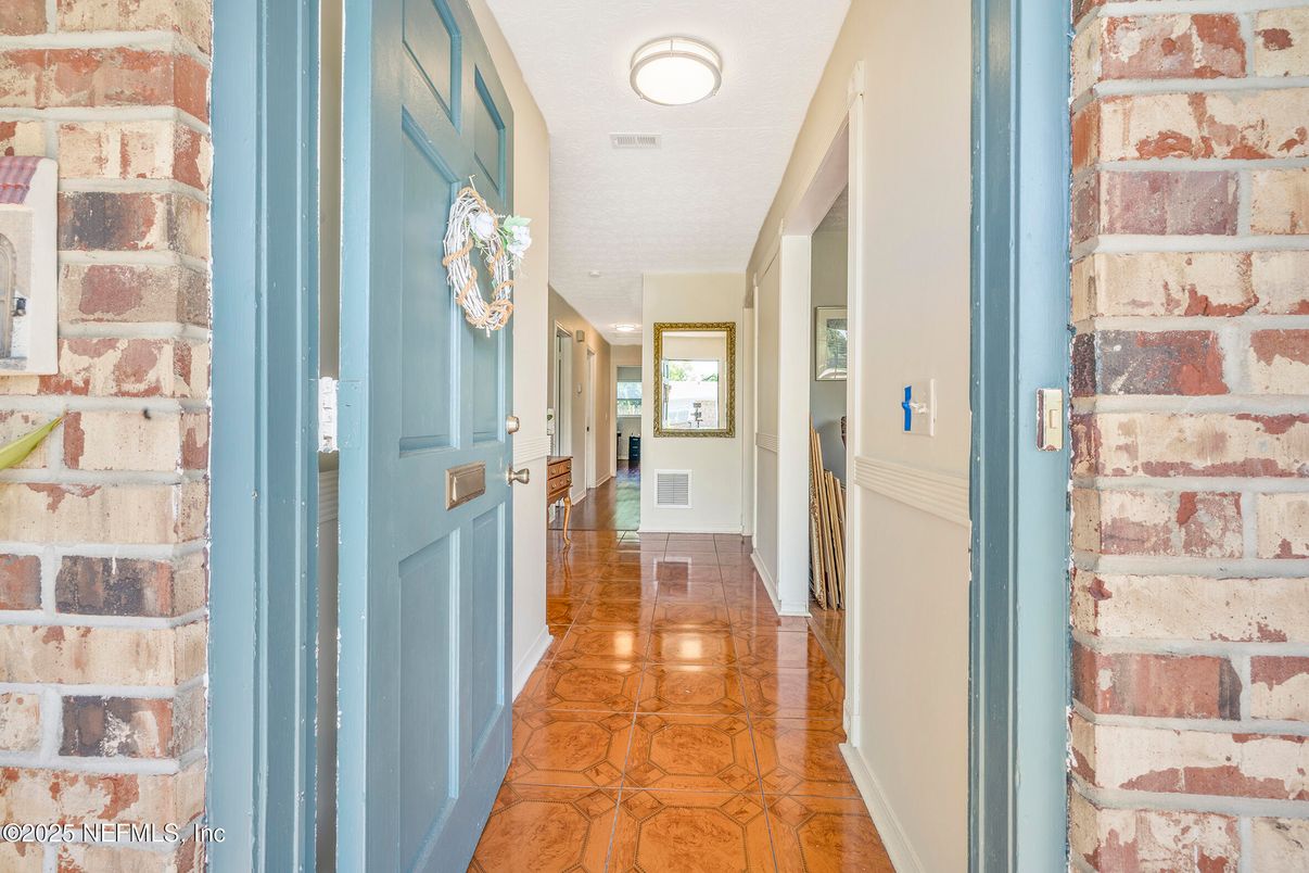 Interior, Recessed Lighting, Stone Walls