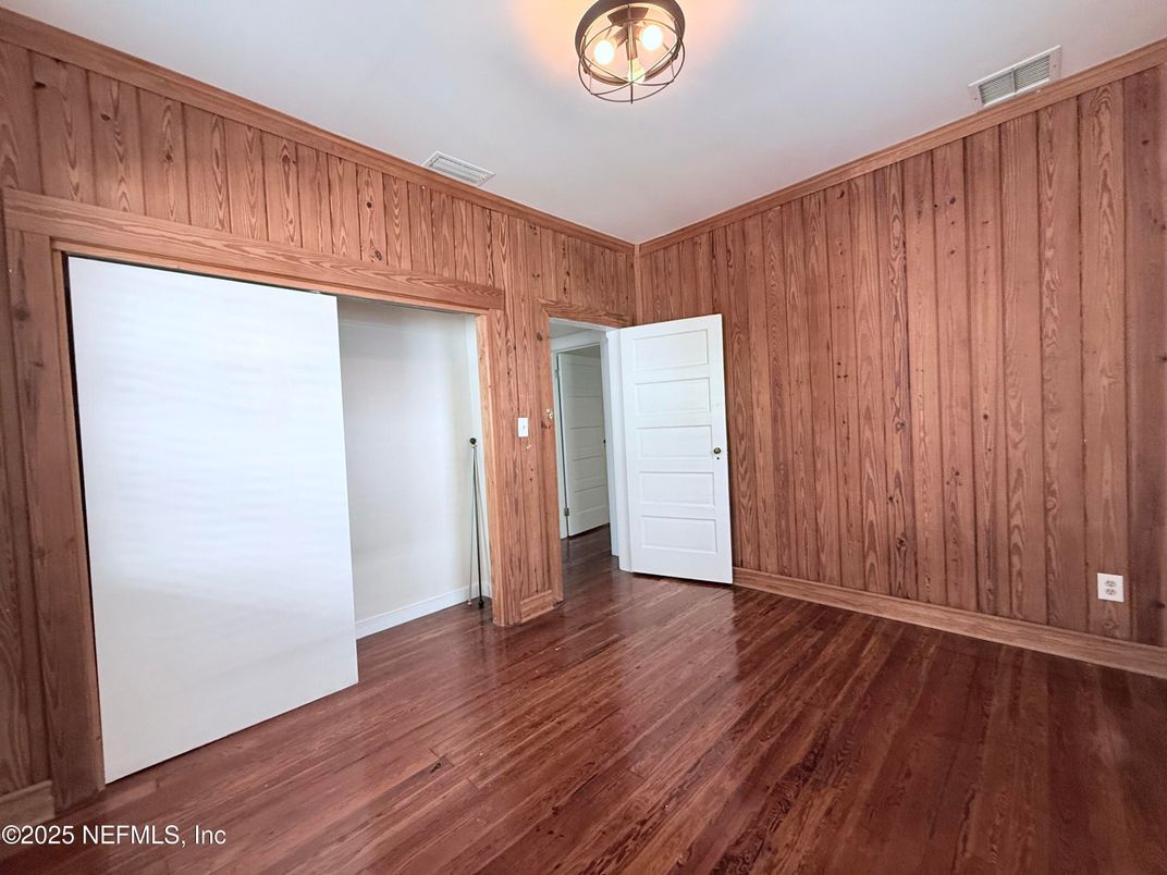 Empty room, Interior, Wood Texture Flooring, Wooden Walls