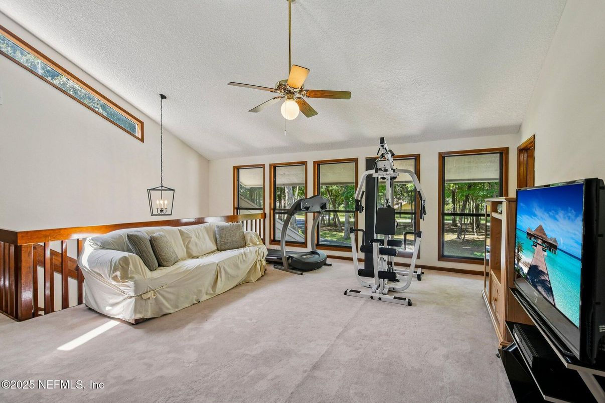 Fitness Equipment, Interior, Pendant Lights
