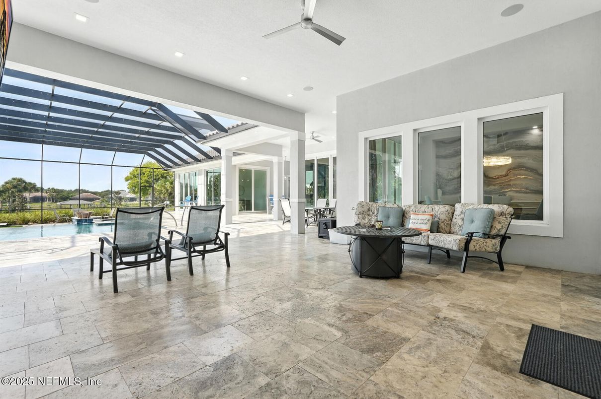 Glass Ceilings, Interior, Pool, Recessed Lighting, Sun Room