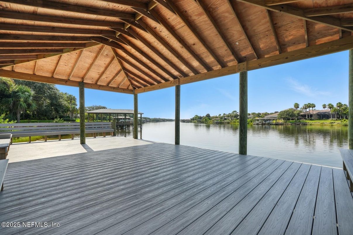 Exterior, Water, Wooden Beams