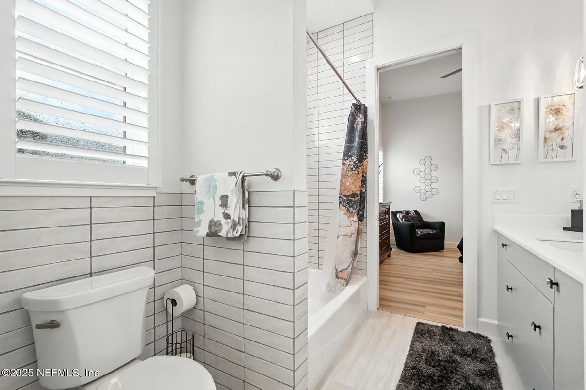 Bathroom, Interior, Wood Texture Flooring