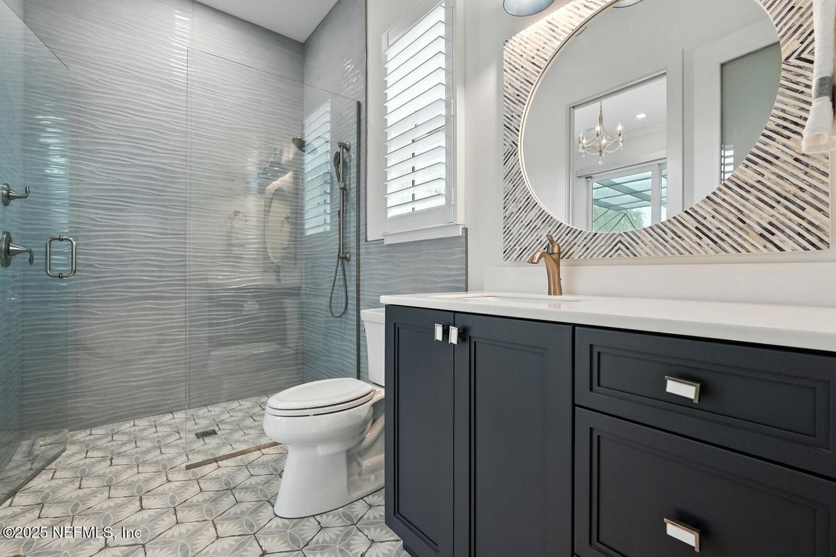 Bathroom, Glass Shower, Interior