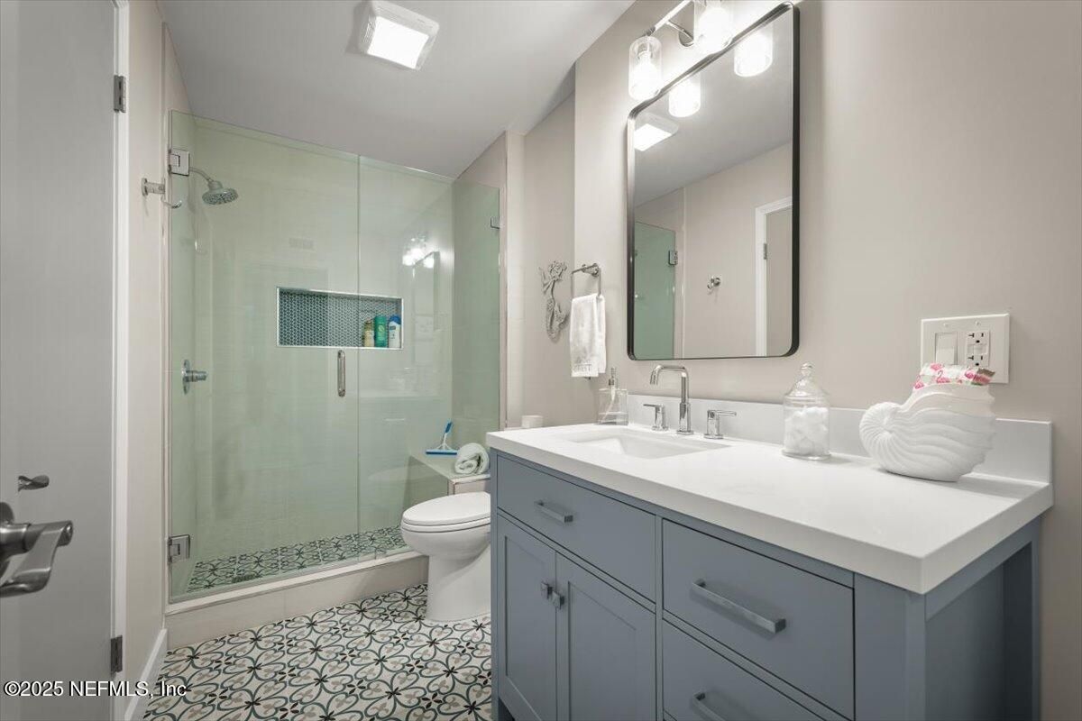 Bathroom, Glass Shower, Interior