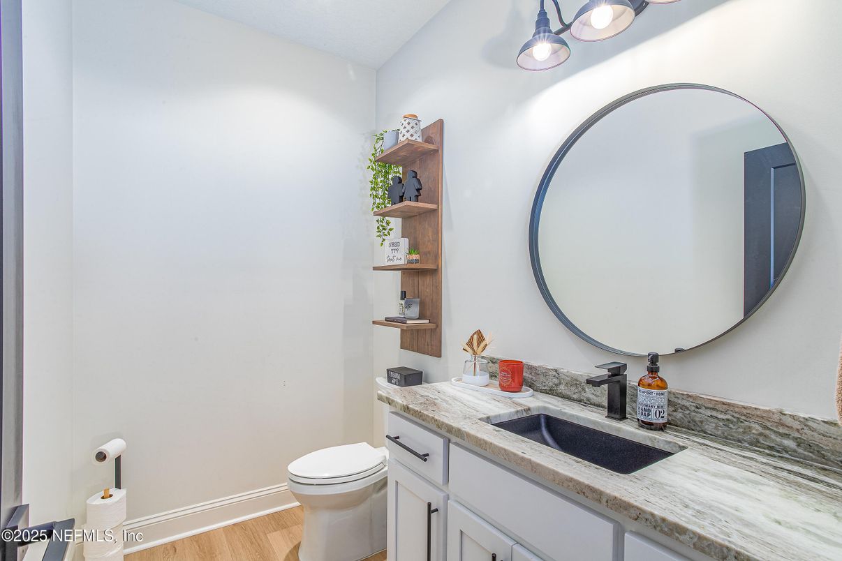 Bathroom, Interior, Wood Texture Flooring
