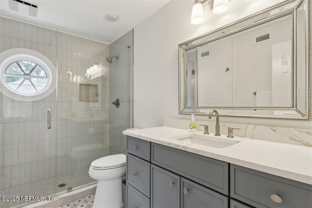 Bathroom, Glass Shower, Interior