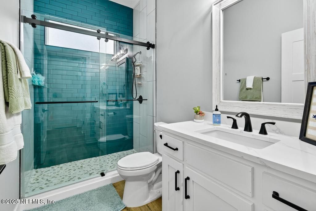 Bathroom, Glass Shower, Interior