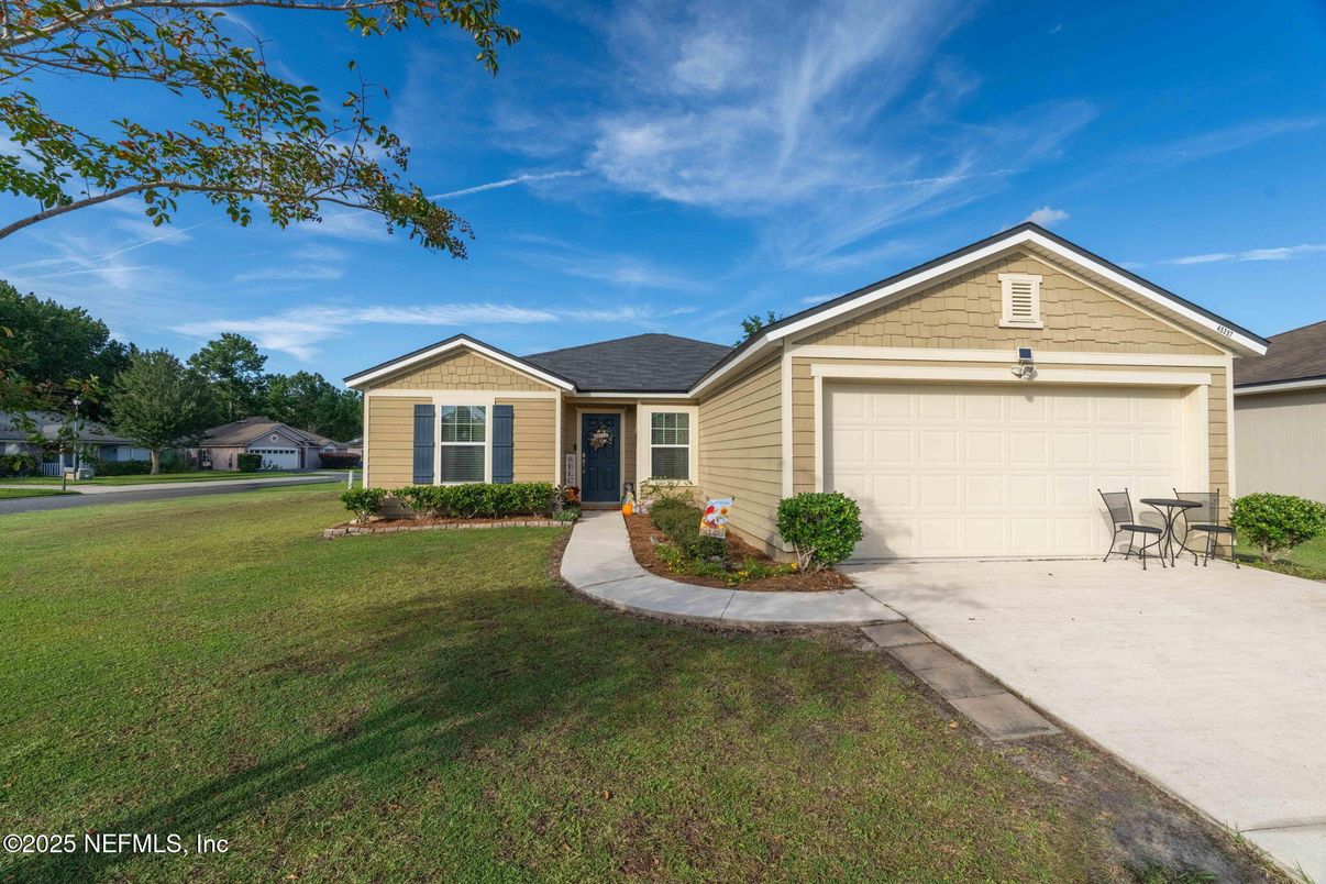 Attached, Backyard, Exterior, Facade, Ranch