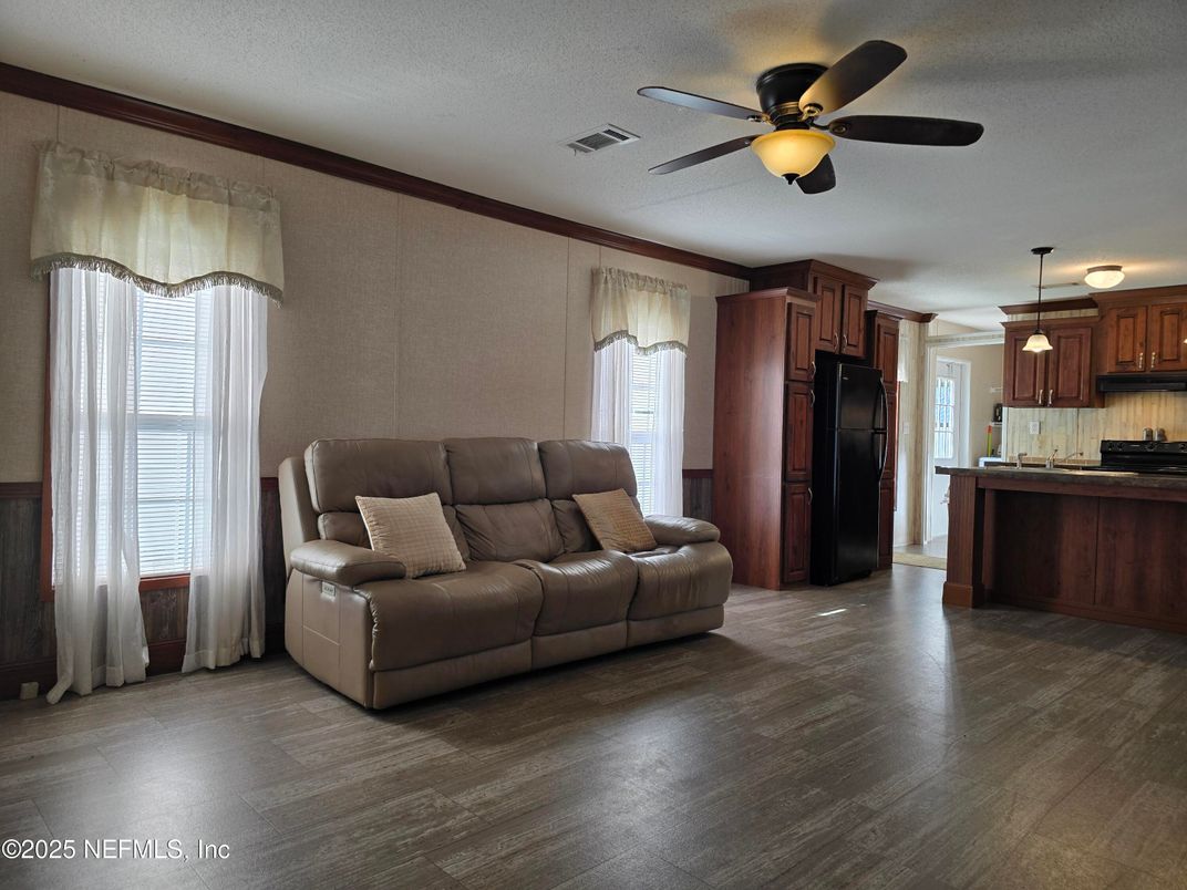 Interior, Kitchen, Living room, Wood Texture Flooring