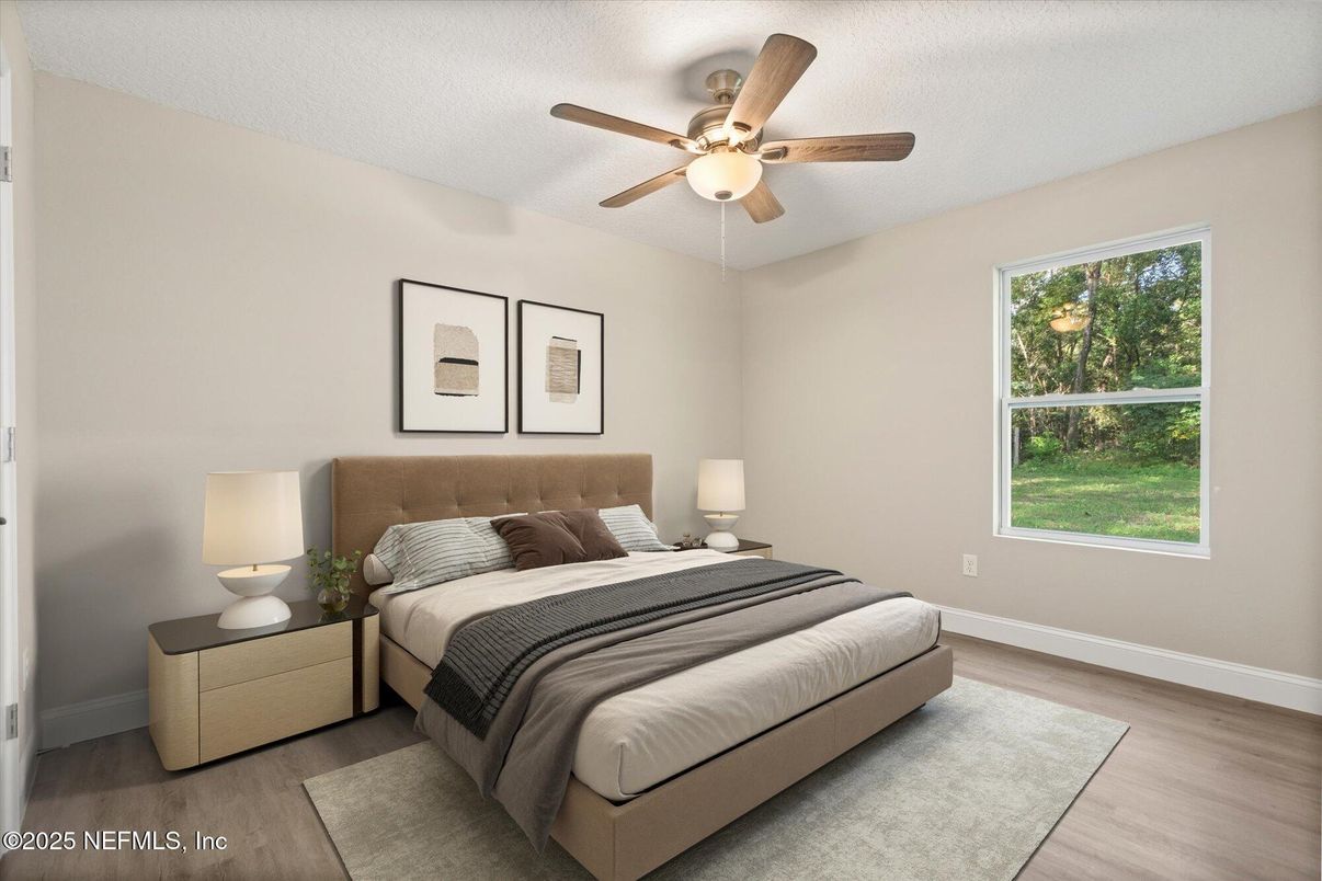 Bedroom, Interior, Wood Texture Flooring