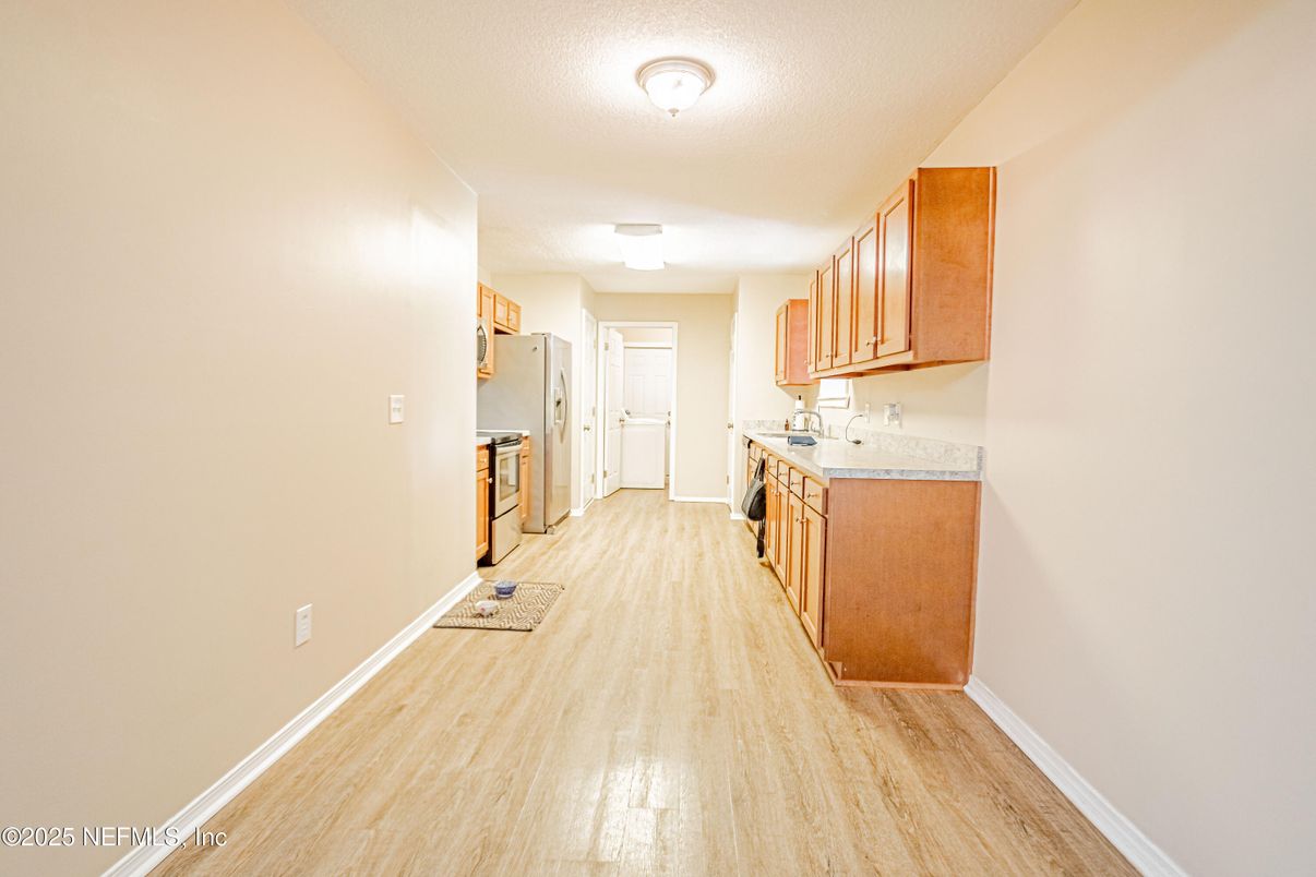 Interior, Kitchen, Wood Texture Flooring