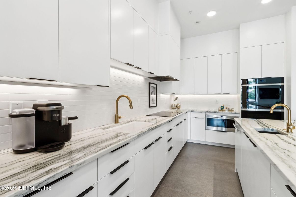 Interior, Kitchen, Recessed Lighting, Stainless Steel Appliances