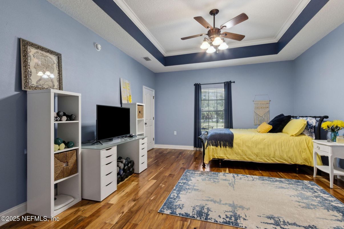 Bedroom, Interior, Wood Texture Flooring